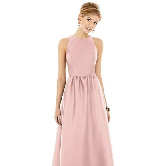 Alfred Sung D707 (Rose) Bridesmaid Dress - Picture 1 of 3
